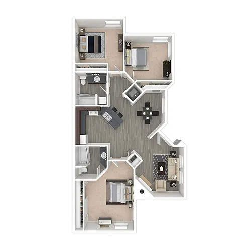 Floor plan 3-2A
