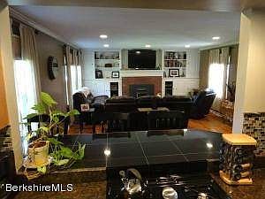 kitchen open to living room