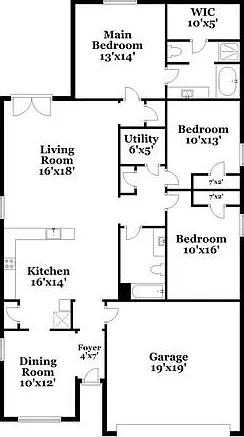 3 bed, 2.0 bath, 1570 sqft, $1,710 — Photo 2