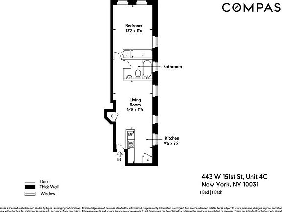 2nd image of 443 W 151st St APT 4C