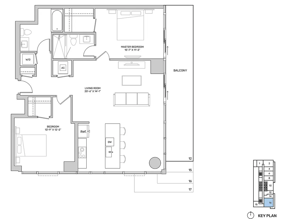 Floor plan B3