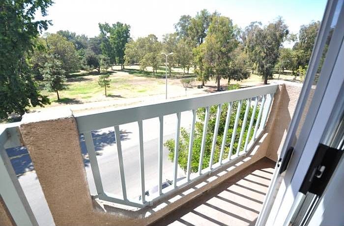 Balcony with park view!