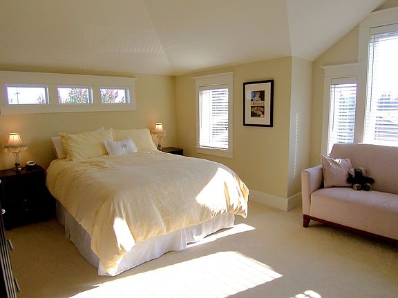 Vaulted ceiling Master bedrrom