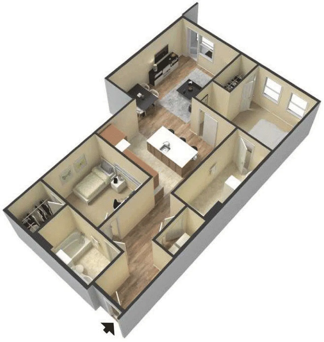 Floor plan B2