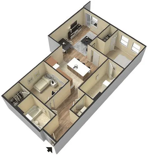 Floor plan B2