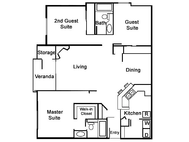 Floor plan Hawthorne