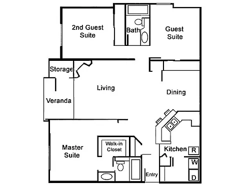 Floor plan Hawthorne
