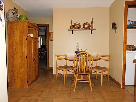 dining section of the 2 bedroom unit