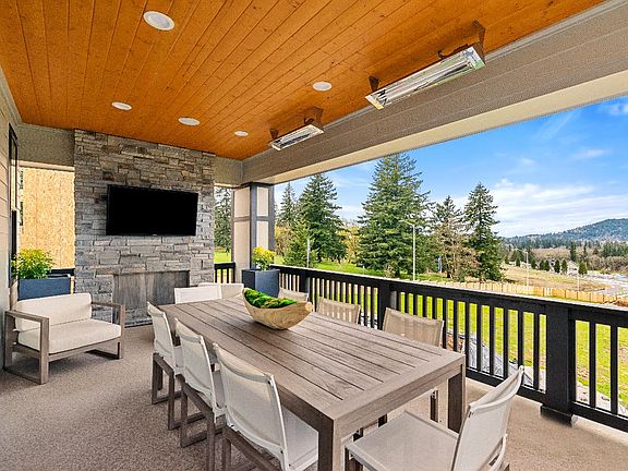 Optional outdoor living off of the kitchen and great room