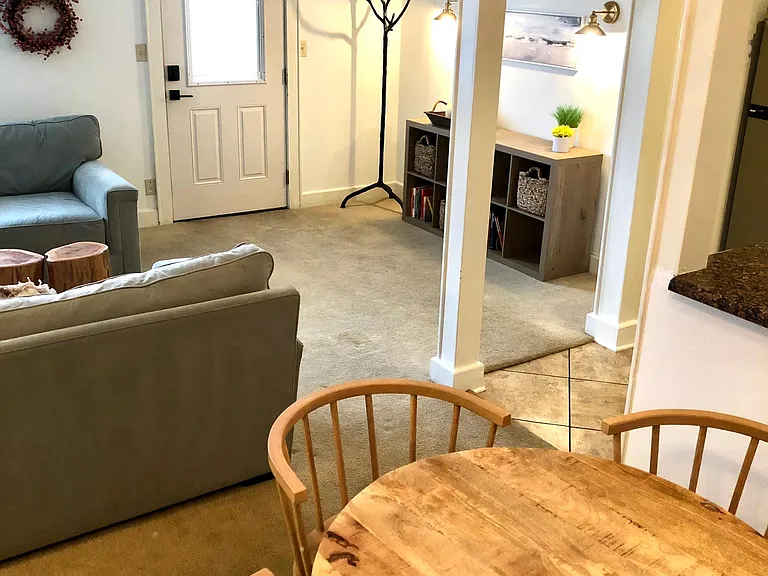 View from the stairs.