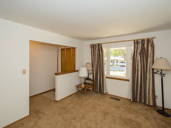 The entryway opens to the formal living room.  This space could be used as a formal dining room as well.