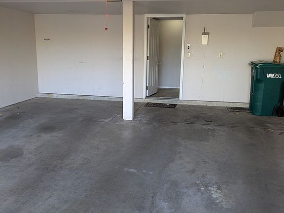 Oversized two car garage.