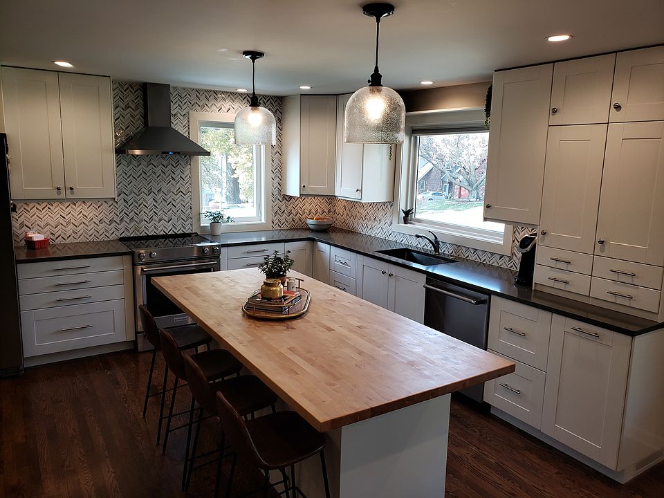 Kitchen, Pottery Barn lights