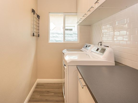 Be the first to use this brand new washer and dryer. Hang yo