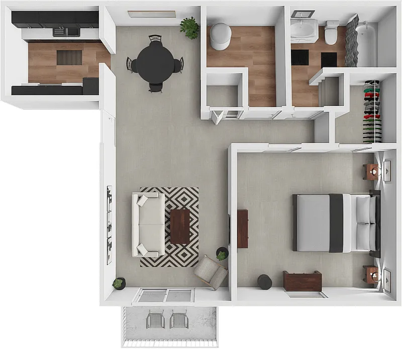 Floor plan The Riverscape