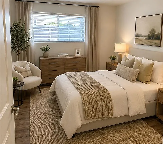 Bedroom 1 furnished