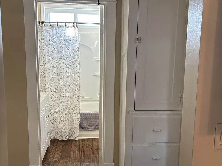 hallway linen closet