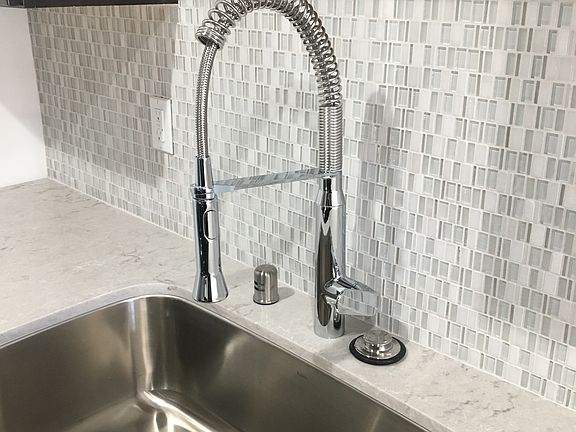 Example of finishes in kitchen.