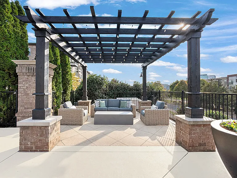 Cozy outdoor seating areas