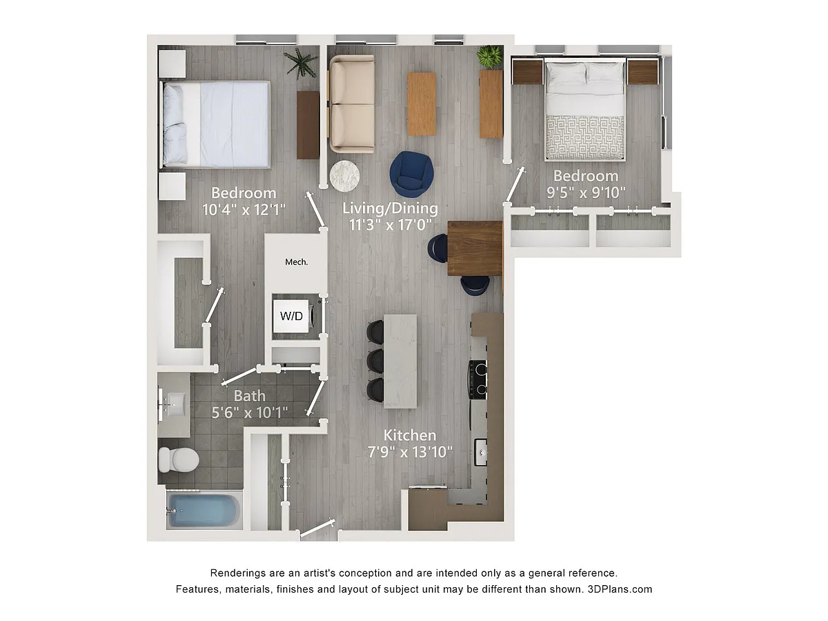 Floor plan B3