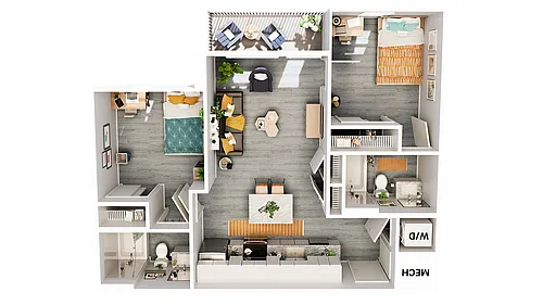 Floor plan B1