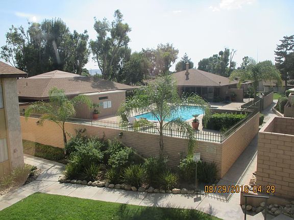 View of pool from apartment