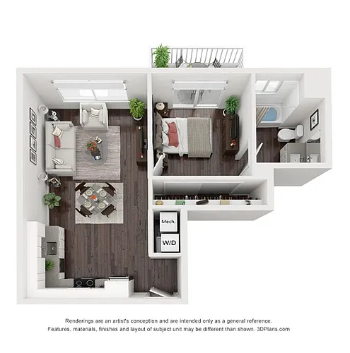 Floor plan K