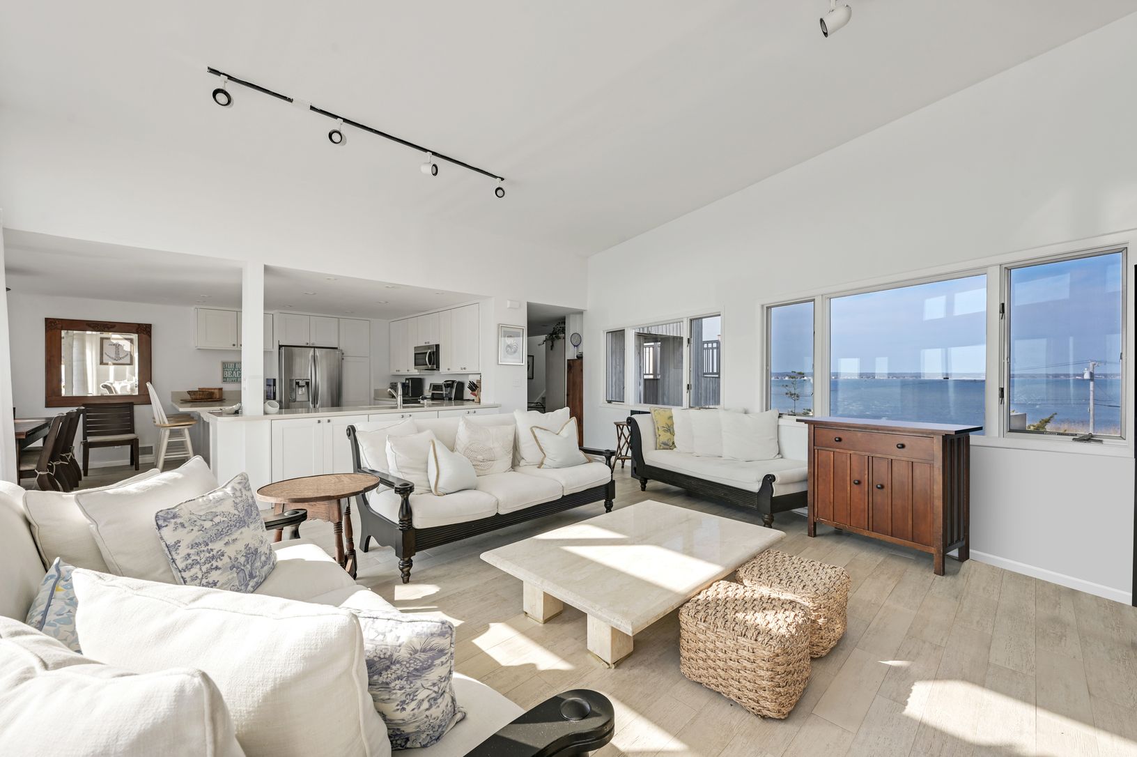  Bayfront Living Room and kitchen on the other side