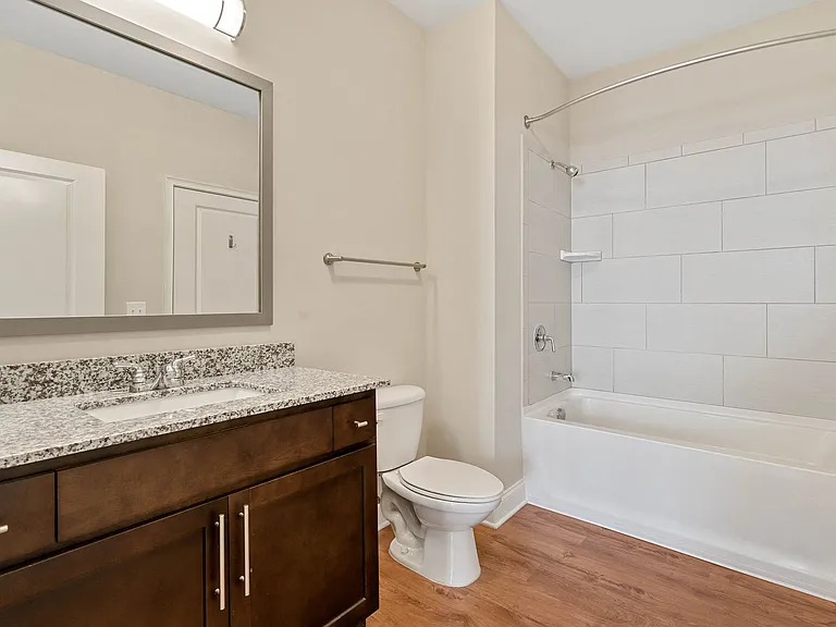 Spacious Bathroom at The Village Lofts in Greensboro, NC