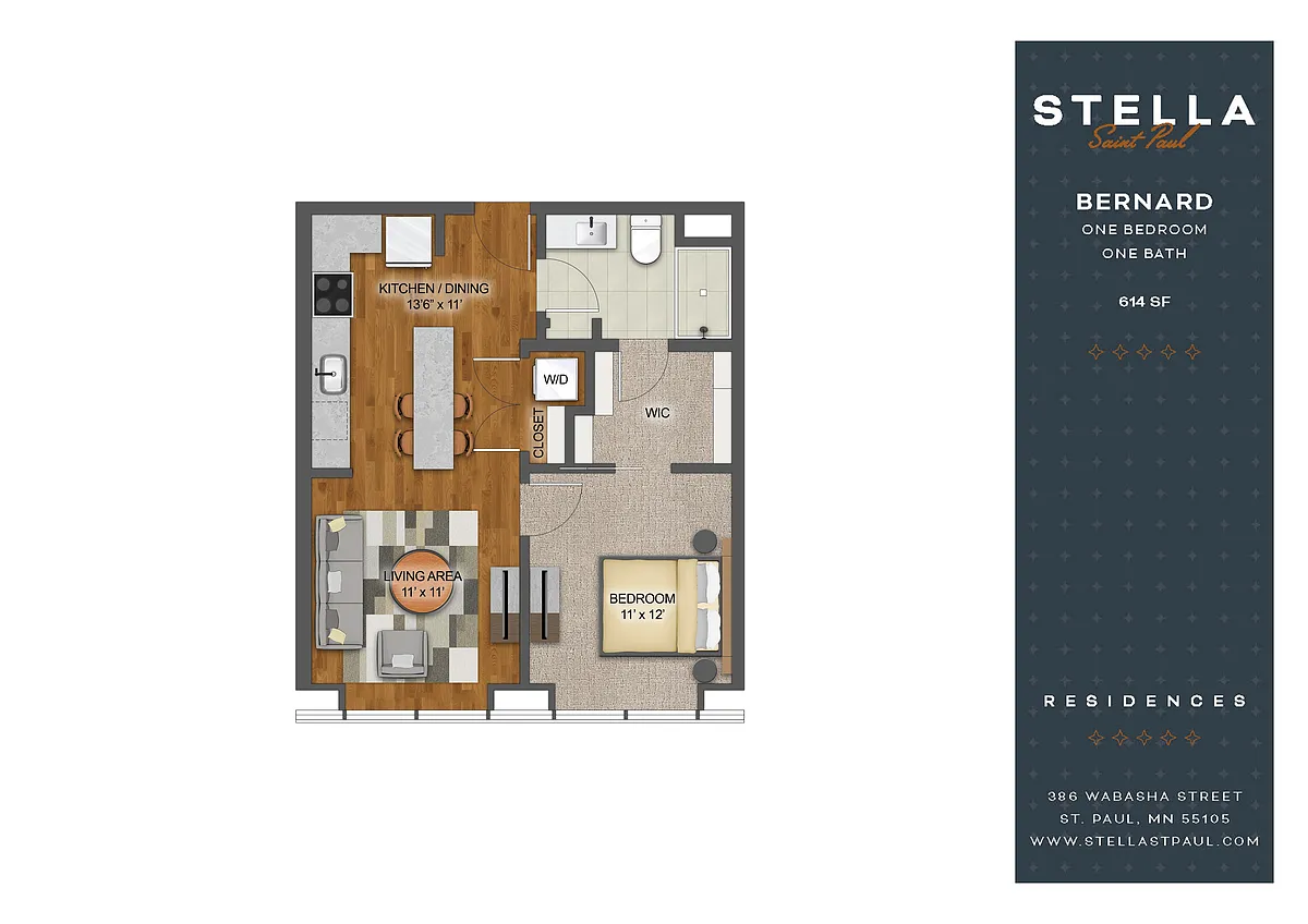 Floor plan Bernard