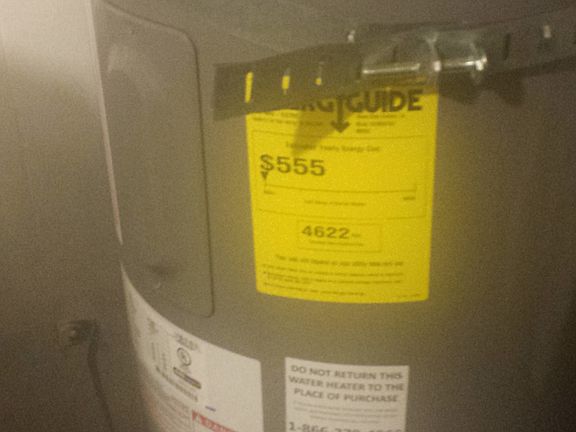 Brand new 2016 water heater 