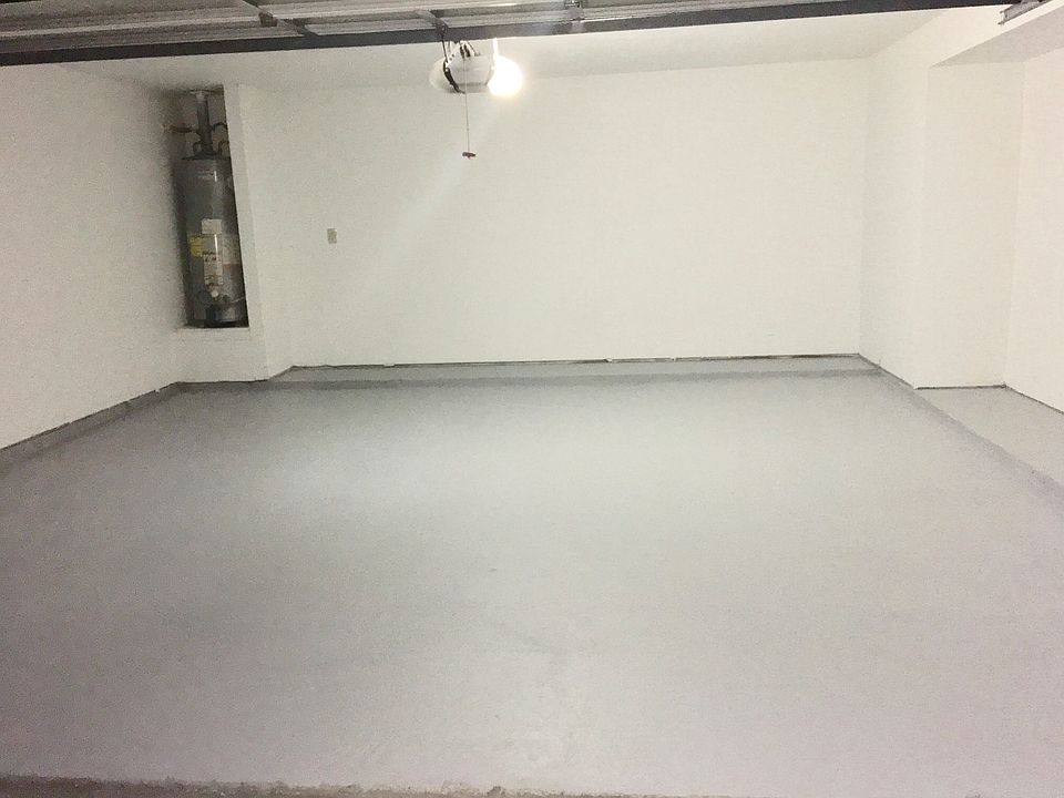 Freshly painted garage