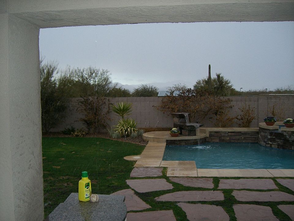 Pool and view to mountains.