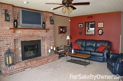 Family Room
						:
						Family room showing fireplace