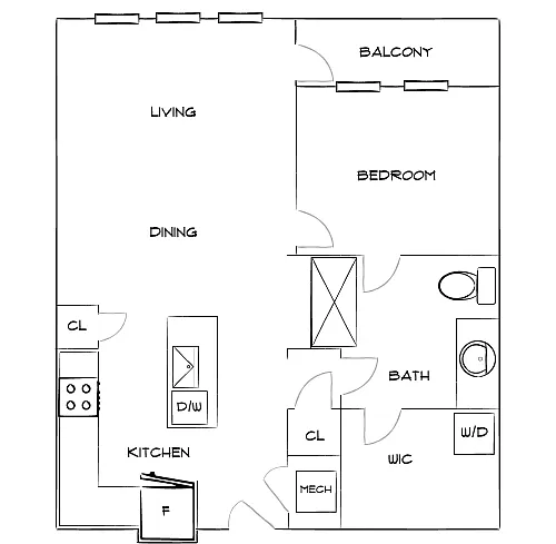 Floor plan Design 1A