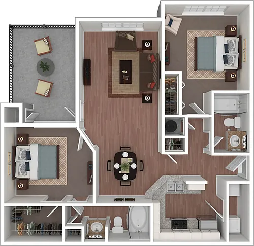 Floor plan Hampton