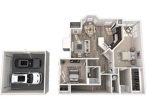 Floor plan B4 1326 Sq. Ft. 2nd Fl. *Contact Us for Available 