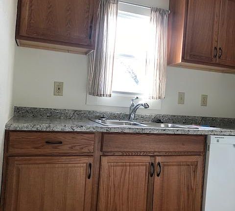 New countertop and cabinets.