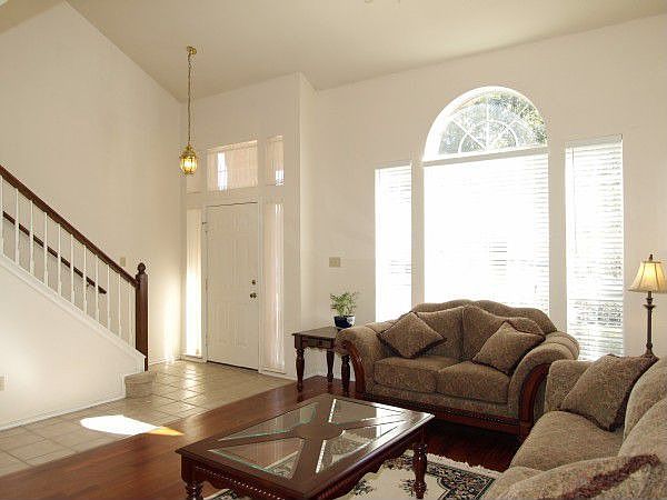 Bright formal living room