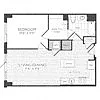 Floor plan 1 Bed/1 Bath