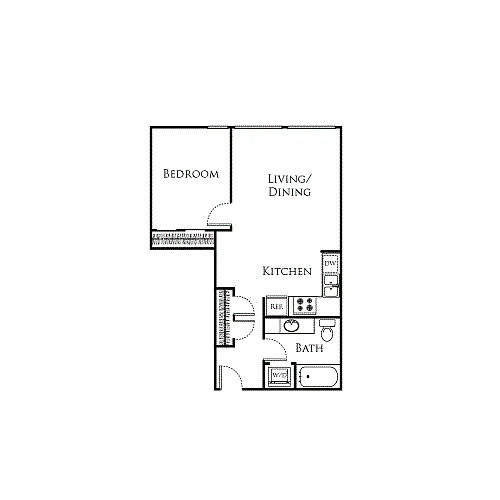 Floor plan A17a- Income Restricted
