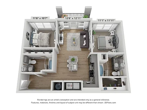 Floor plan B1A