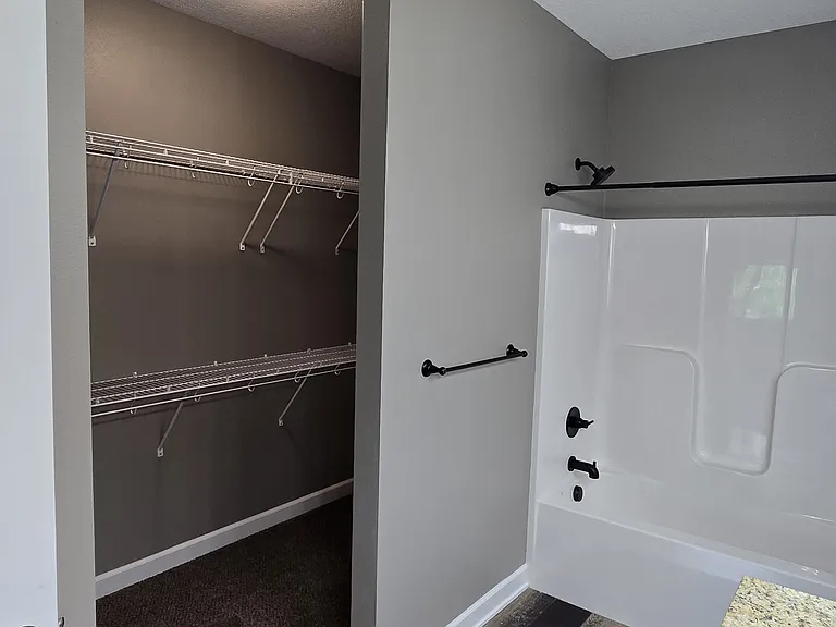 Master Bath and closet