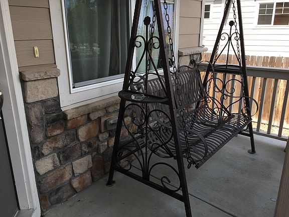 Porch Swing on Front Porch