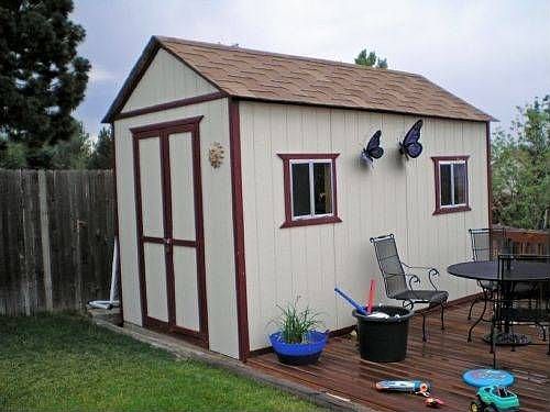 Storage Shed and Deck
