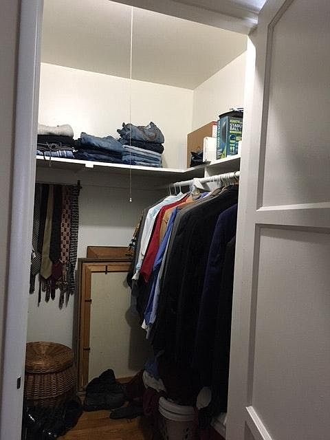 Large bedroom closet