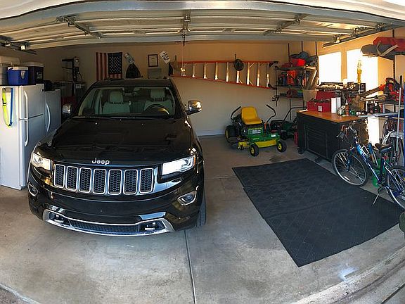 Garage w/ in-ground shelter