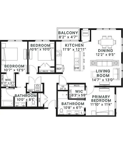 Floor plan Cedarwood