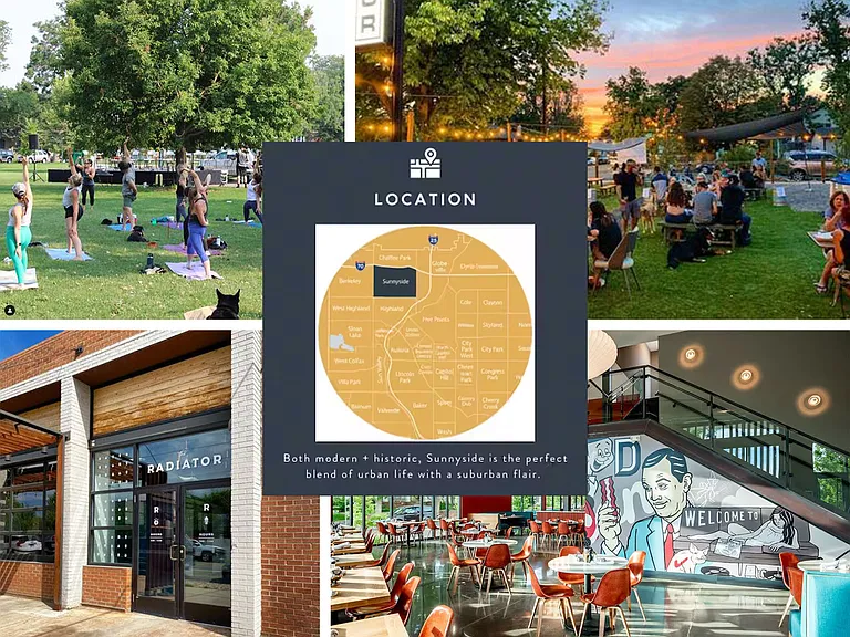 Neighborhood highlights! Walk to restaurants, bars, boutique shops, and coffee shops.