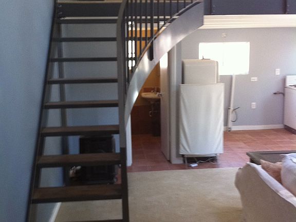 Stairs to loft